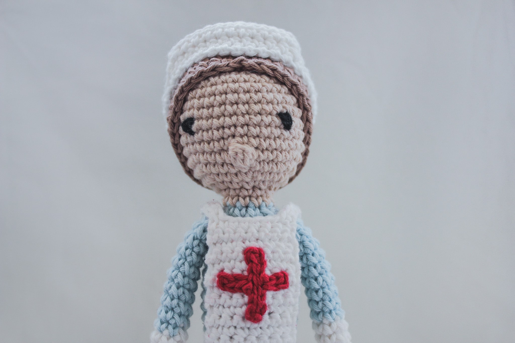 EDITH Crochet War Nurse Doll