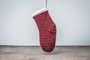 crochet mini stocking large