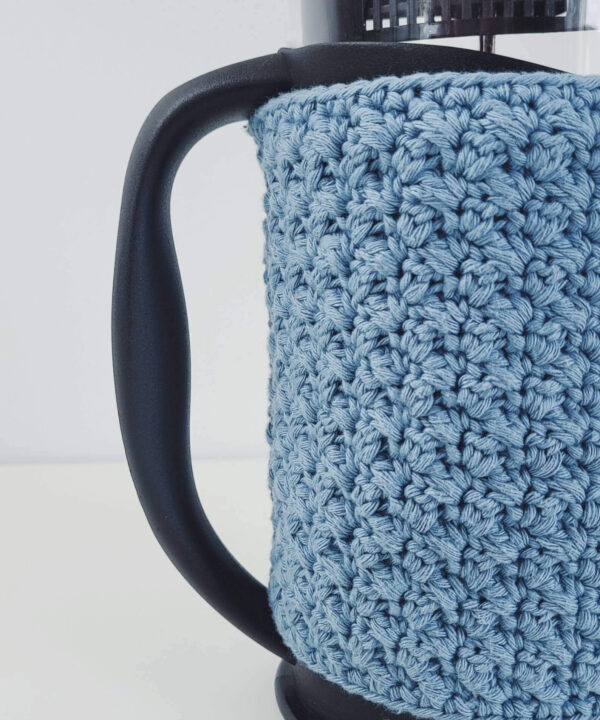 Crochet cafetière cosy pattern