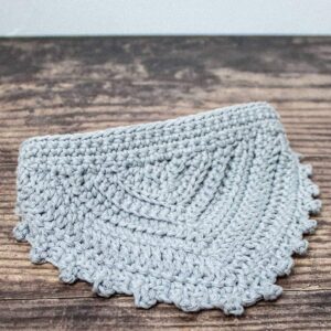 Crochet baby dribble bib