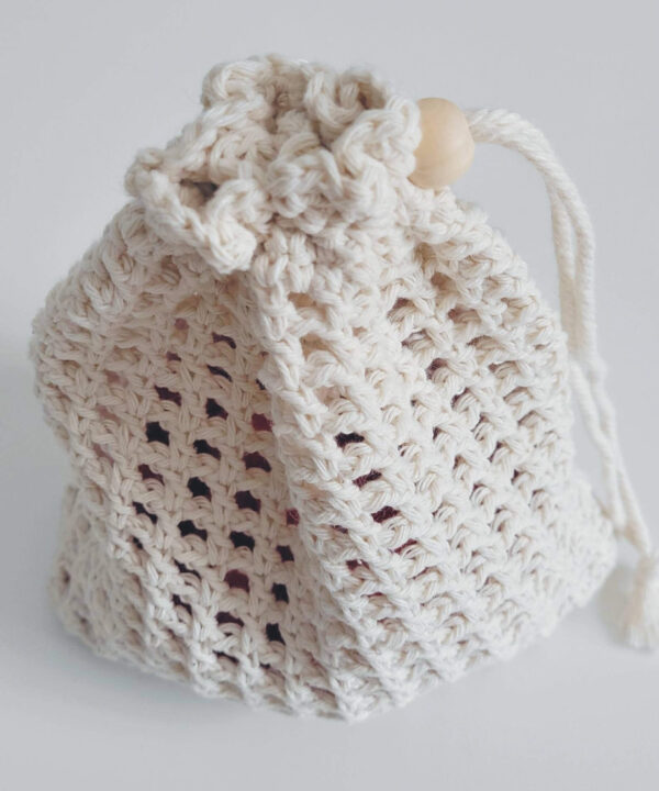 Small crochet produce bag
