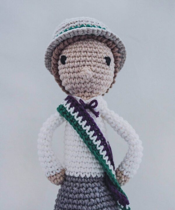 Crochet Suffragette doll